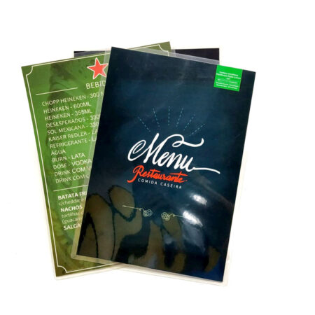 CARDÁPIO PLASTIFICADO