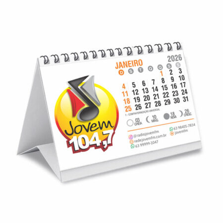 Calendário de Mesa 14,8x19,8cm