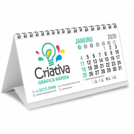 Calendário de Mesa 10×20cm