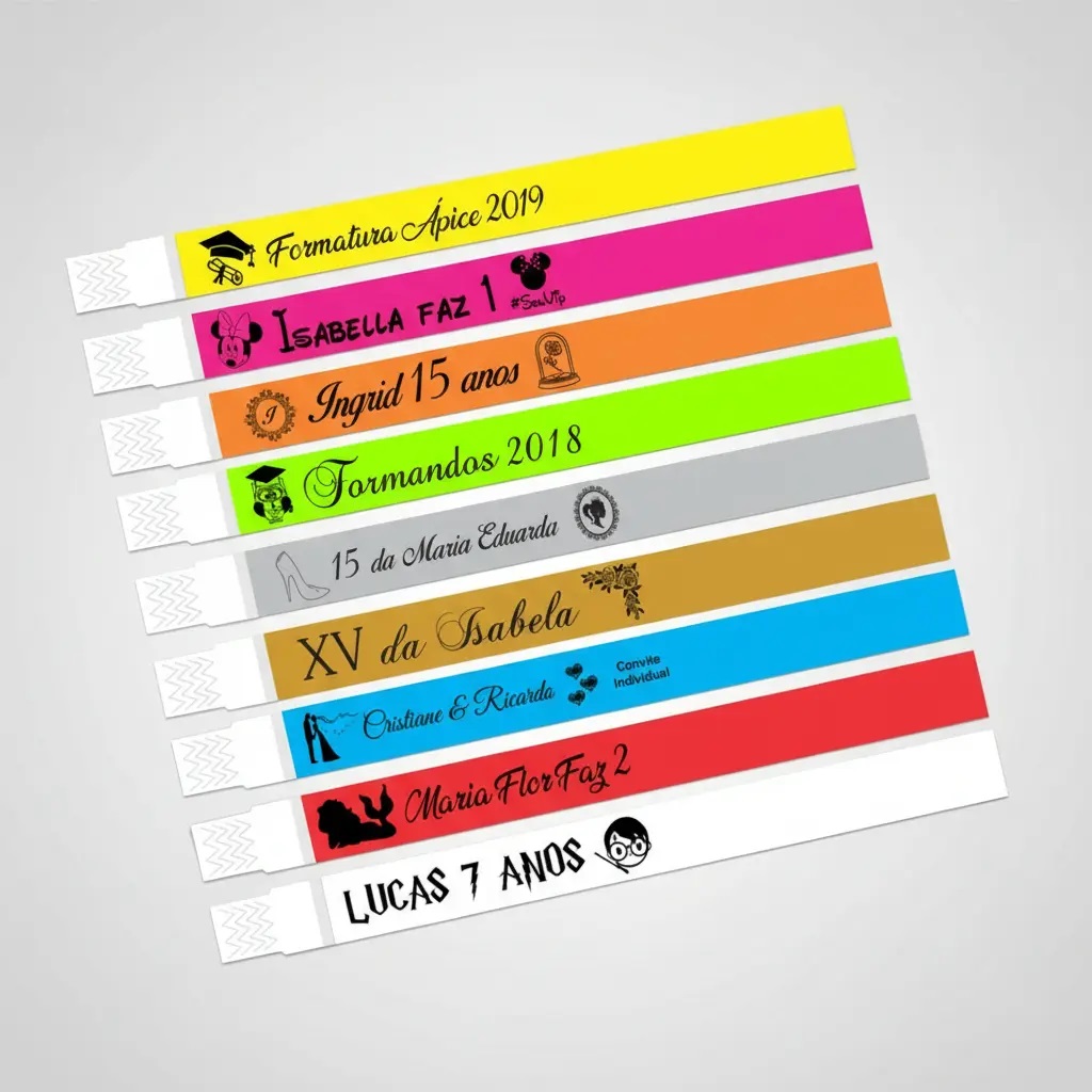 100 Pulseiras Identificação - Imagem 3