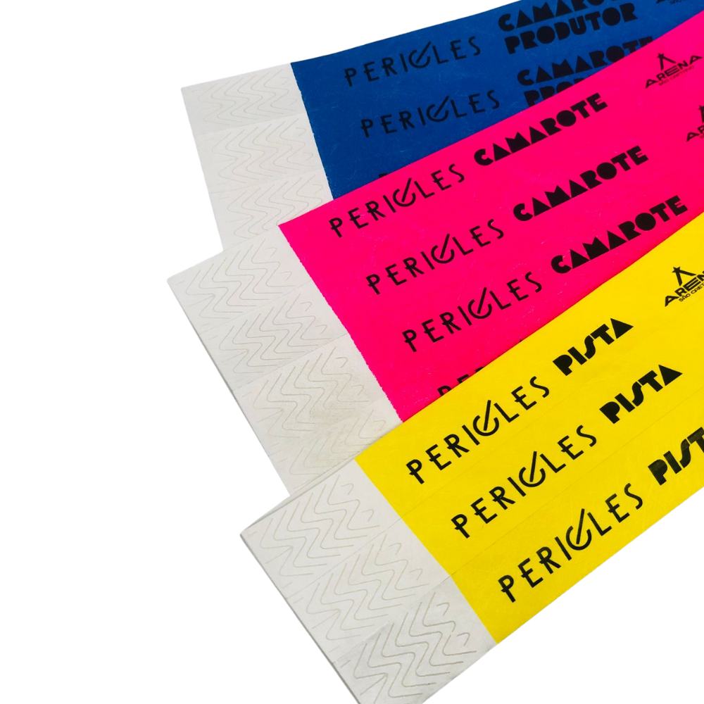 100 Pulseiras Identificação